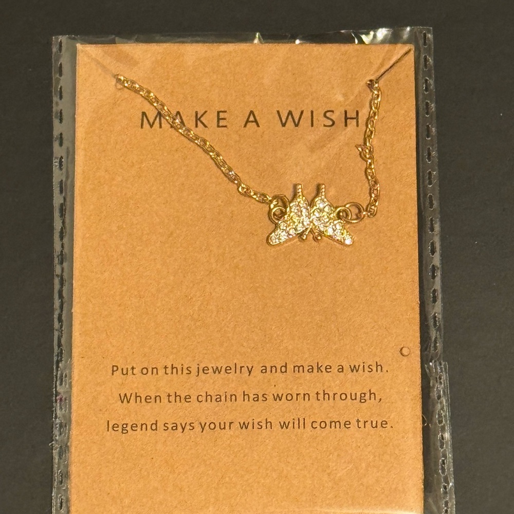 Gold Butterfly Necklace